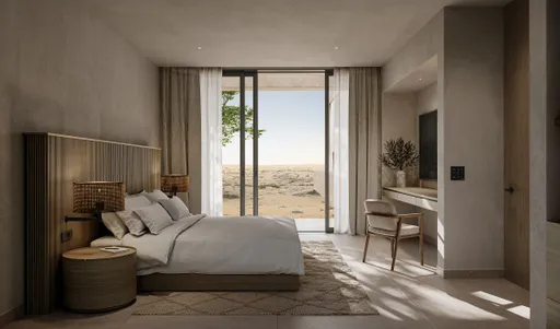 Ritz-Carlton Residences Al Wadi Desert — master bedroom